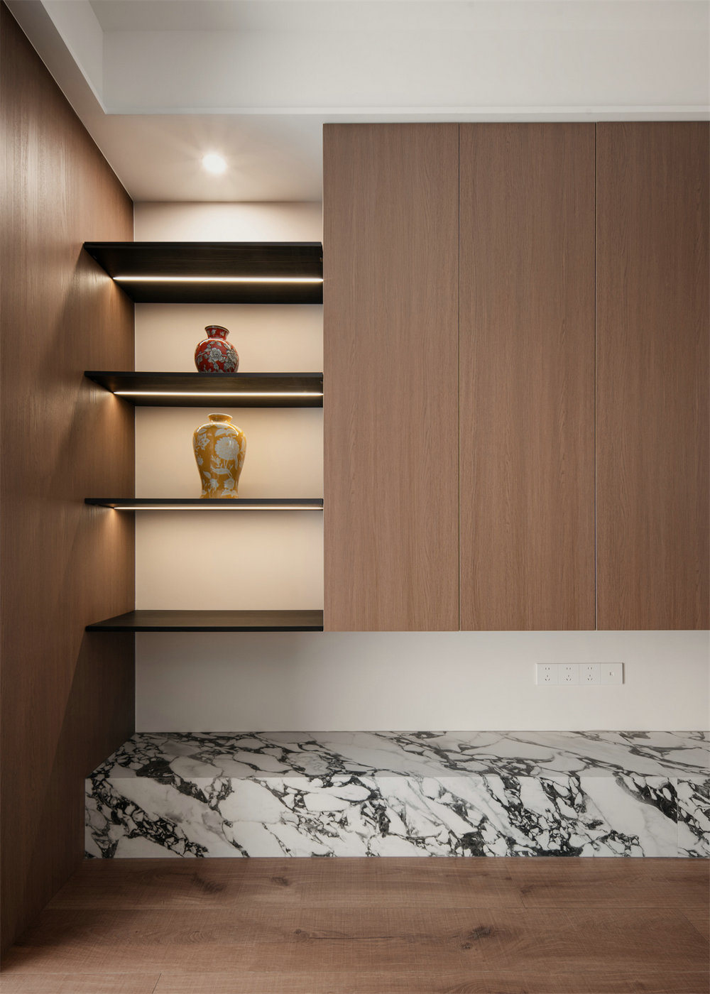 天匯龍城龍桂苑143平中古風格裝修效果圖