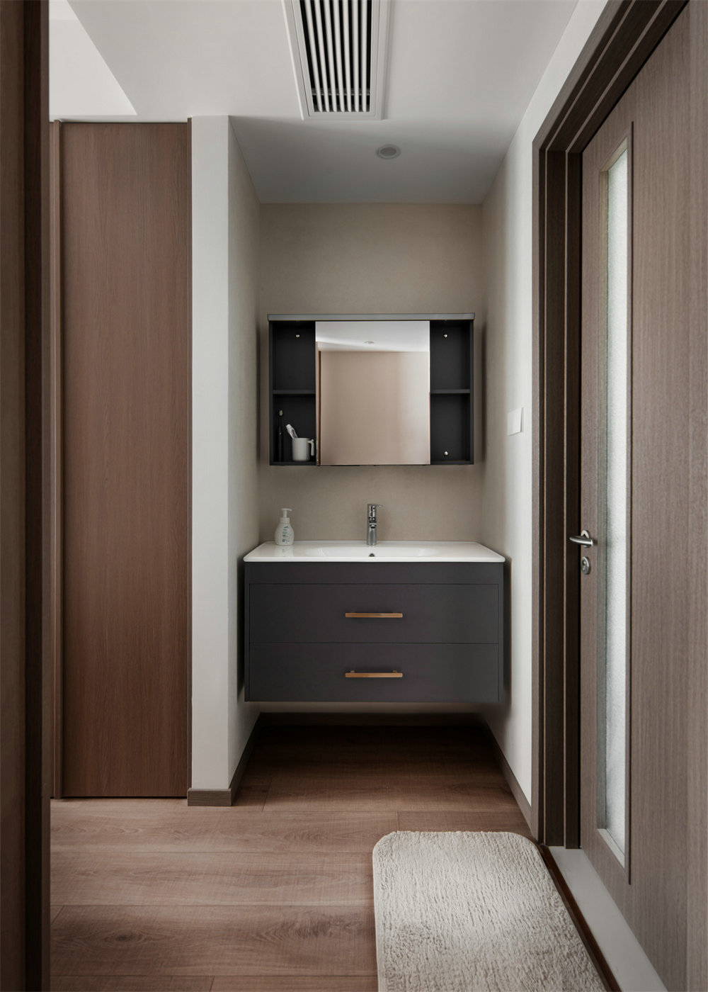 天匯龍城龍桂苑143平中古風格裝修效果圖