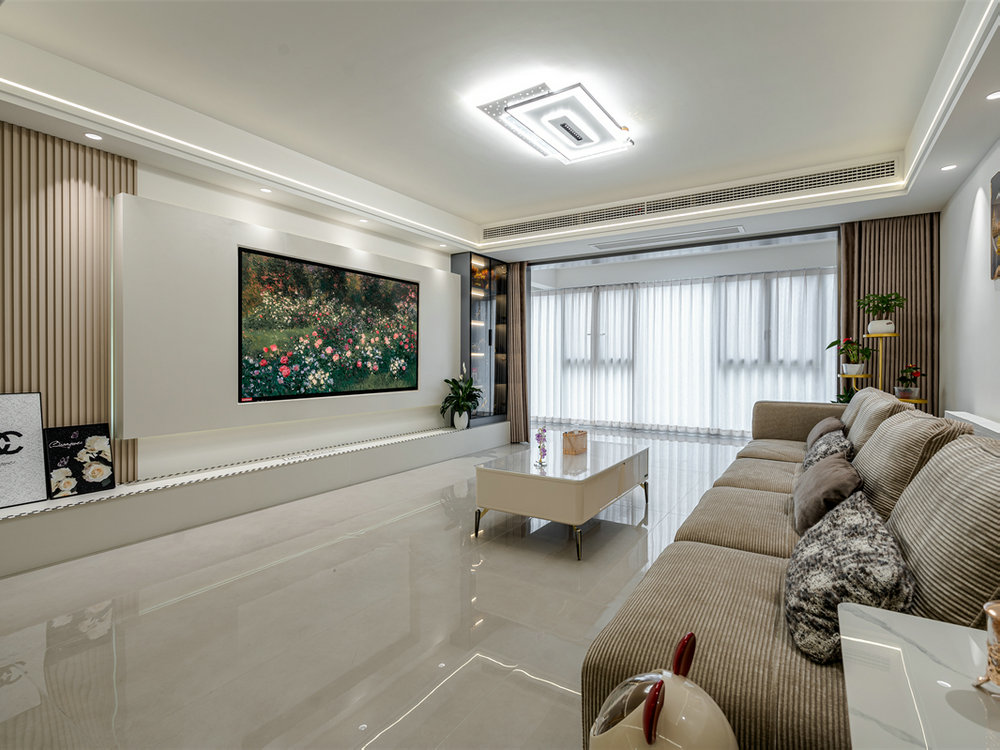 嘉河盛景190平現代風格裝修效果圖