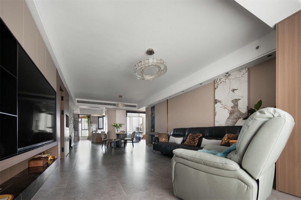 融創瀾岸170平現代輕奢風格裝修效果圖