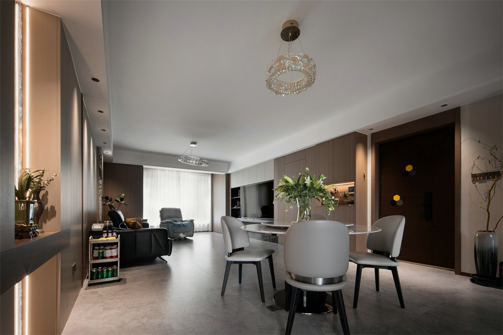 融創瀾岸170平現代輕奢風格裝修效果圖