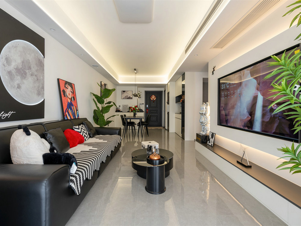 旭輝江悅府120平奶油風格裝修效果圖