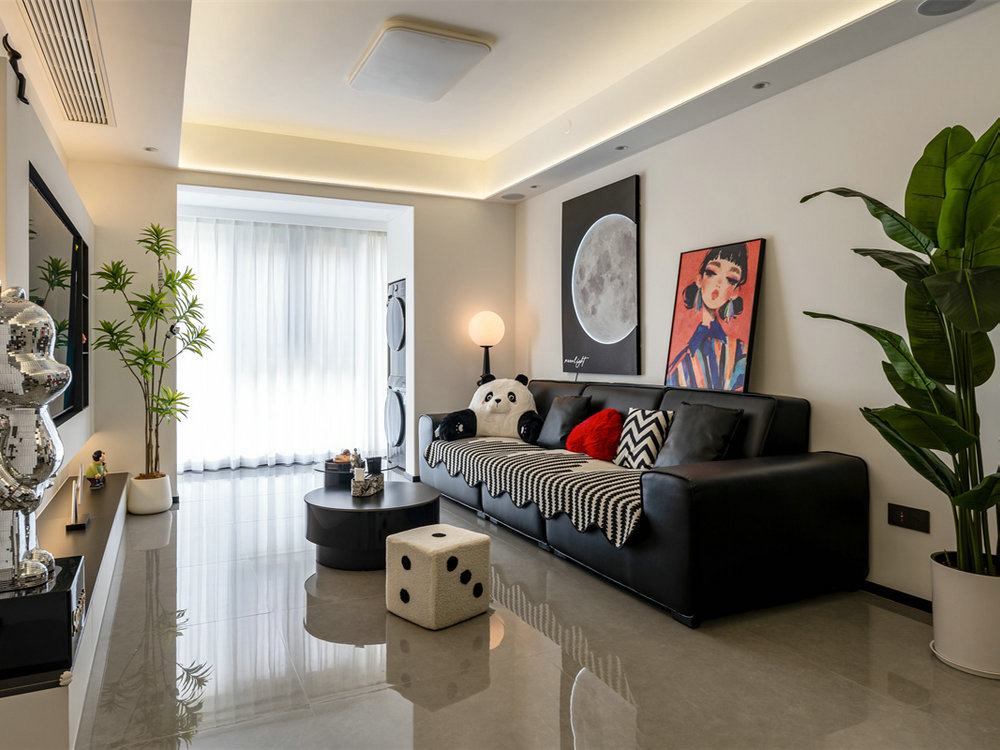 旭輝江悅府120平奶油風格裝修效果圖