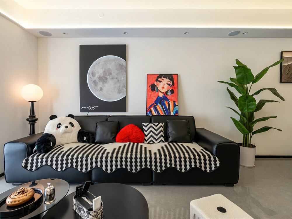 旭輝江悅府120平奶油風格裝修效果圖