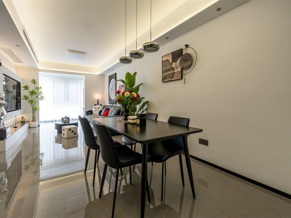 旭輝江悅府120平奶油風格裝修效果圖