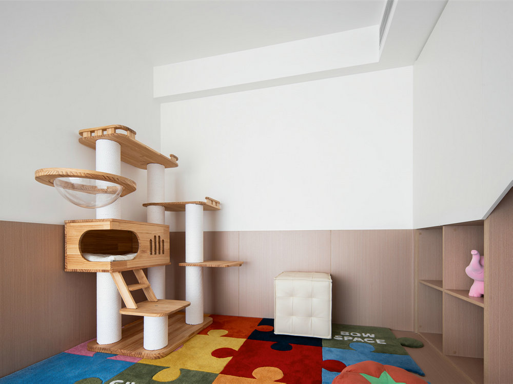 金科和雅東方135平原木奶油風裝修效果圖