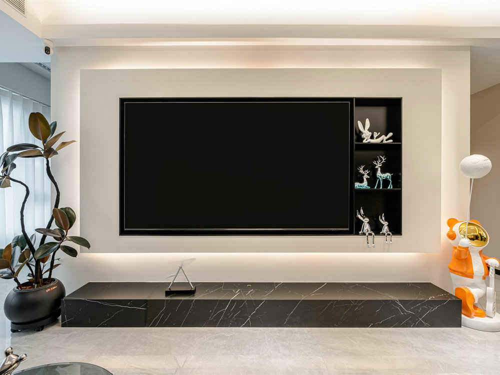 華發都薈天地117平現代風格裝修效果圖