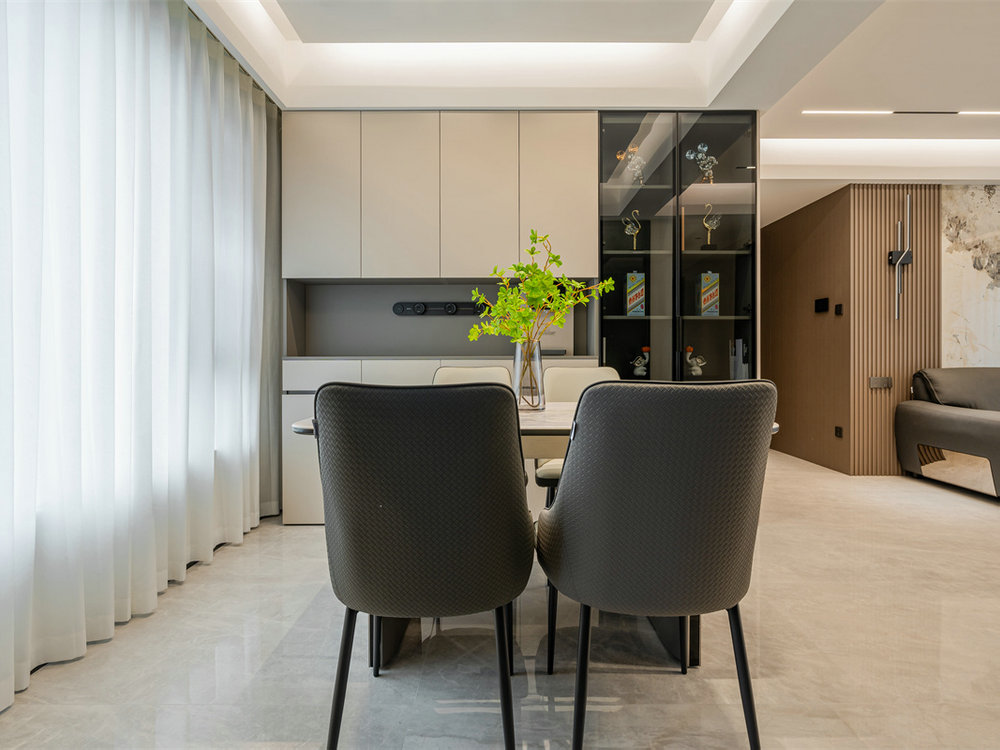 華發都薈天地117平現代風格裝修效果圖