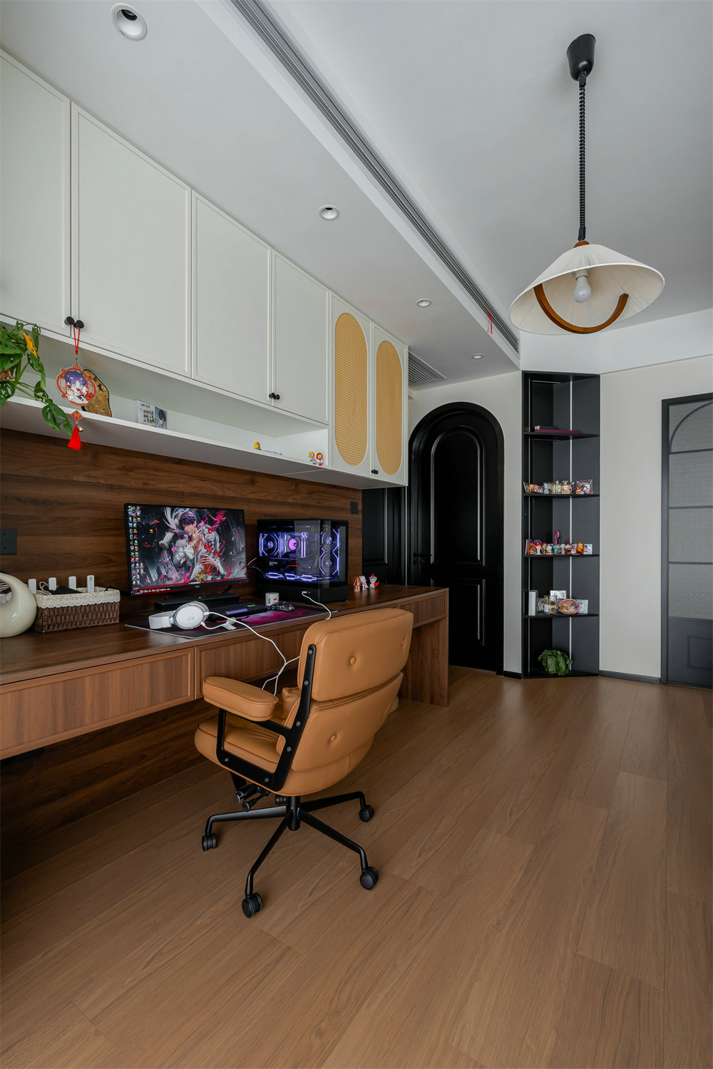 國博城鳳棲居122平中古風格裝修效果圖