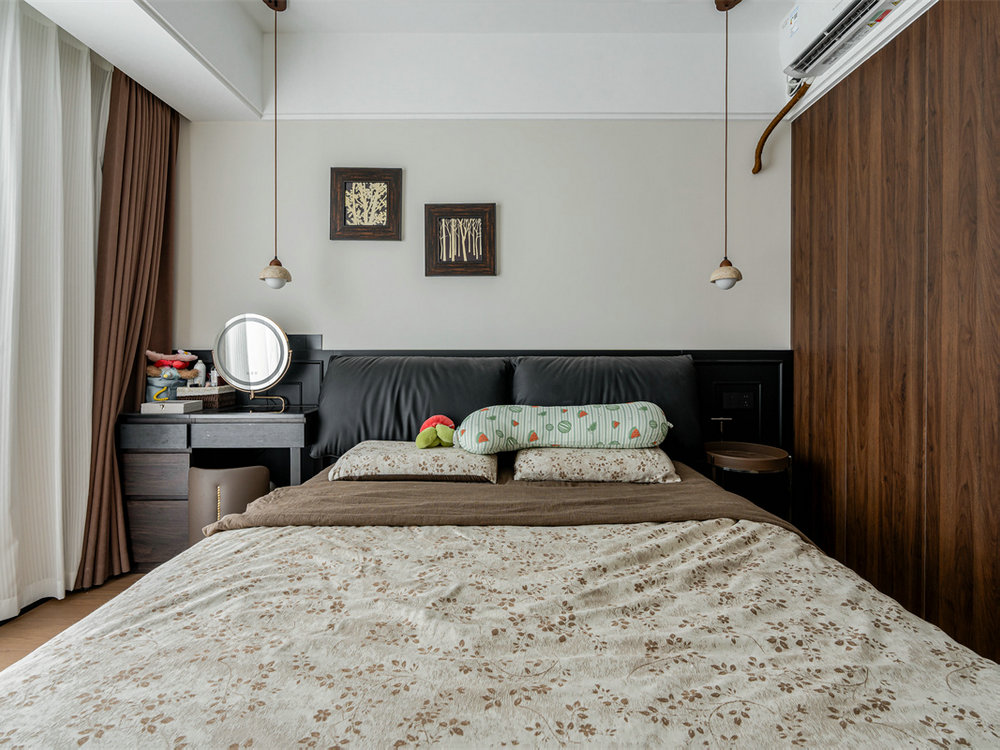 國博城鳳棲居122平中古風格裝修效果圖