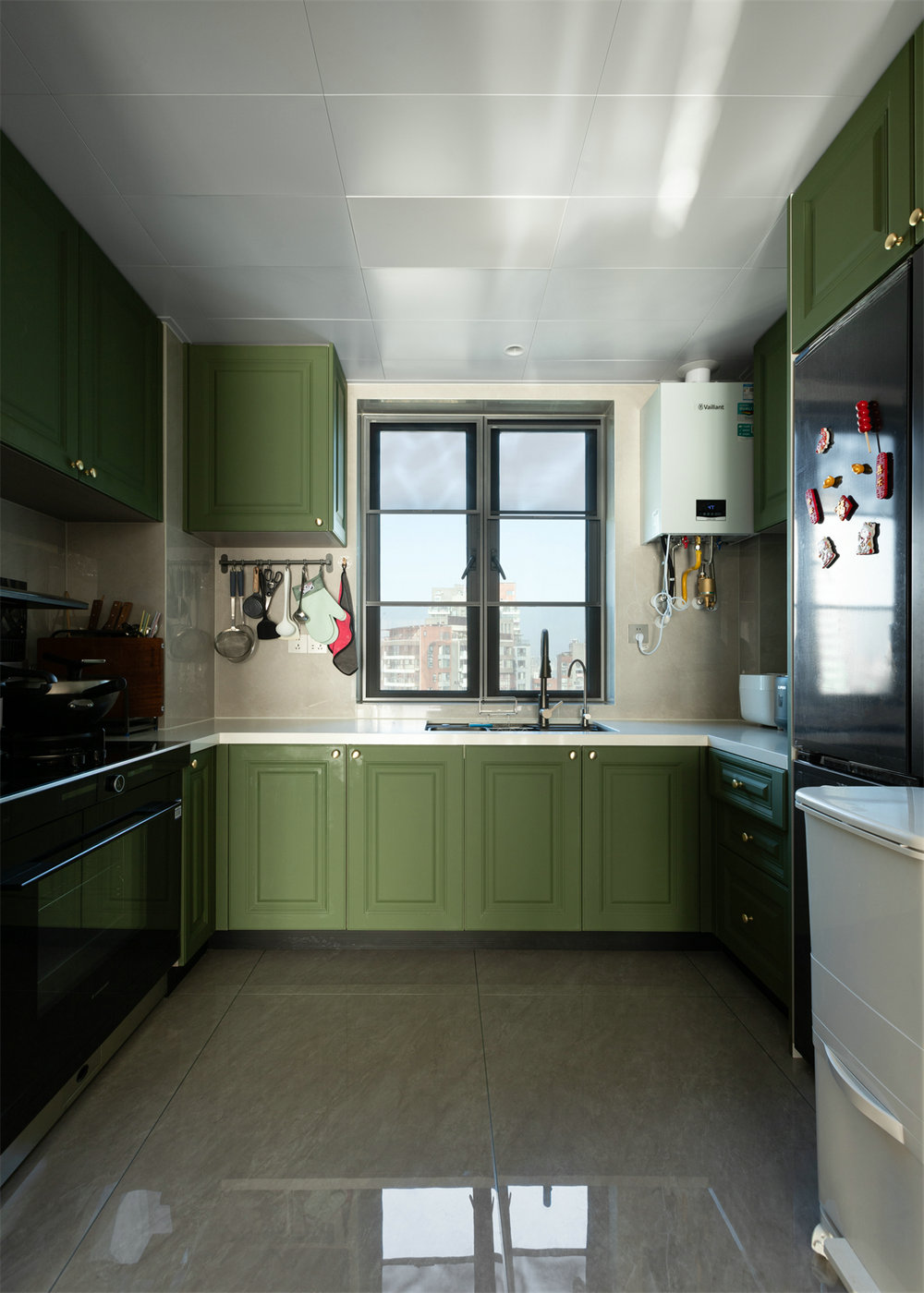 深業泰云府128平美式風格裝修效果圖