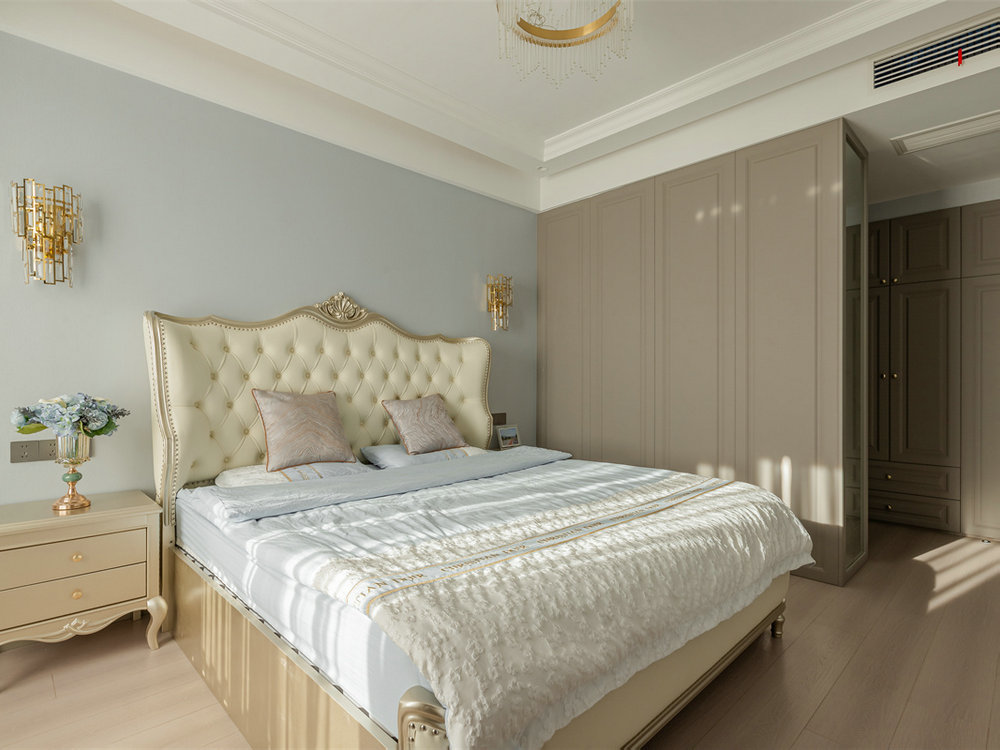 深業泰云府128平美式風格裝修效果圖