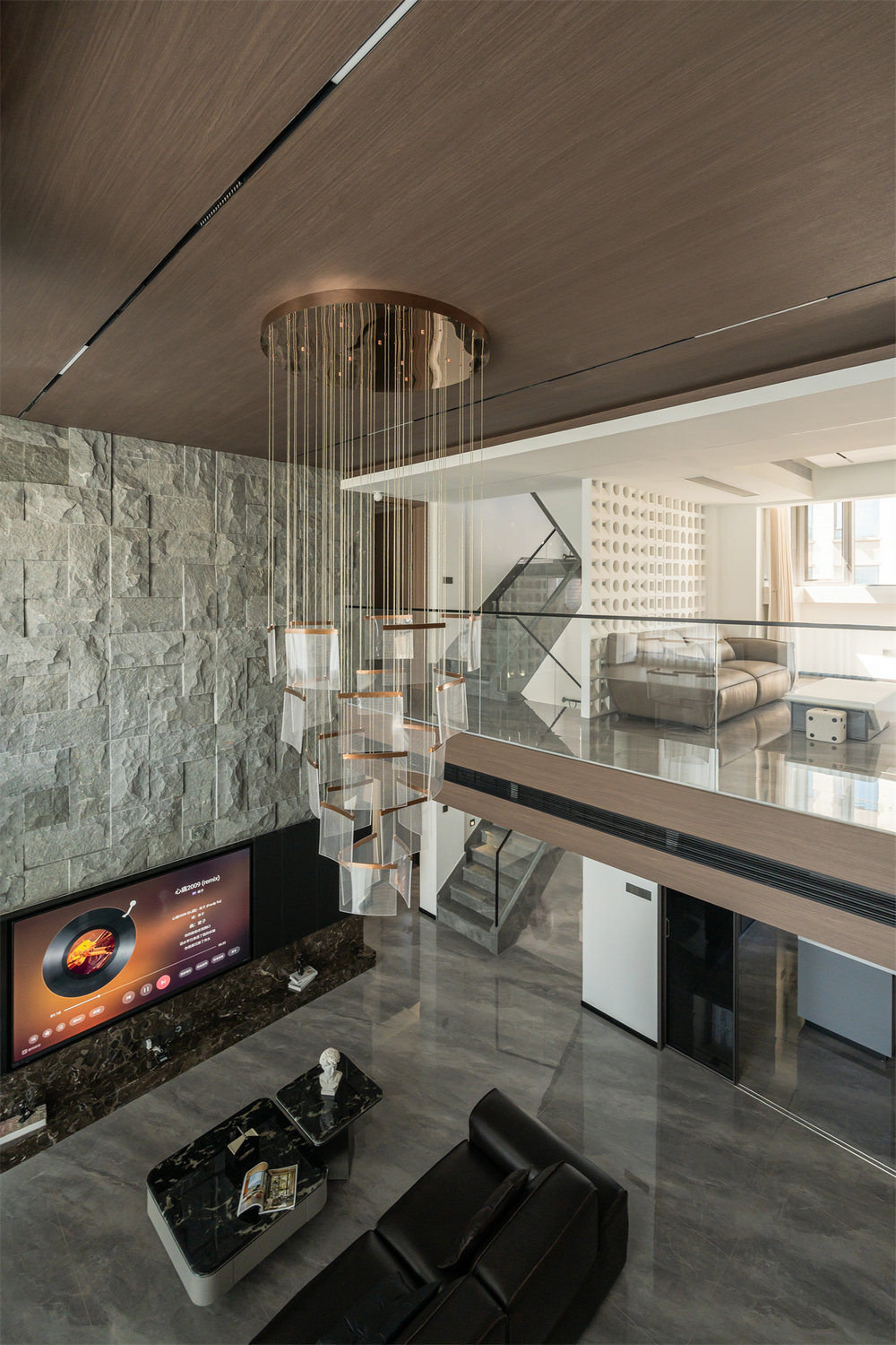 臨空香廷300平現代風格裝修效果圖