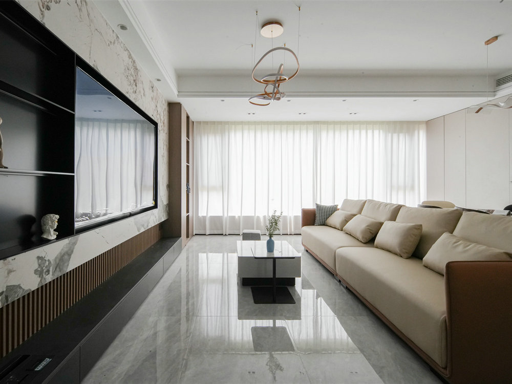 金地長江藝境230平現代輕奢風格裝修效果圖