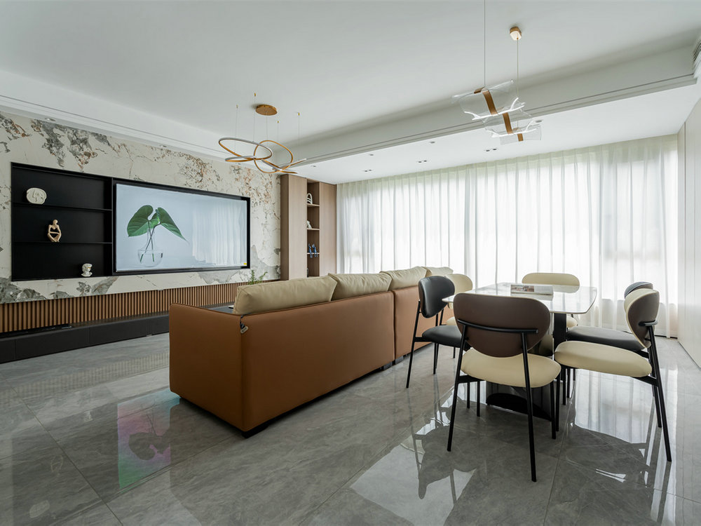 金地長江藝境230平現代輕奢風格裝修效果圖