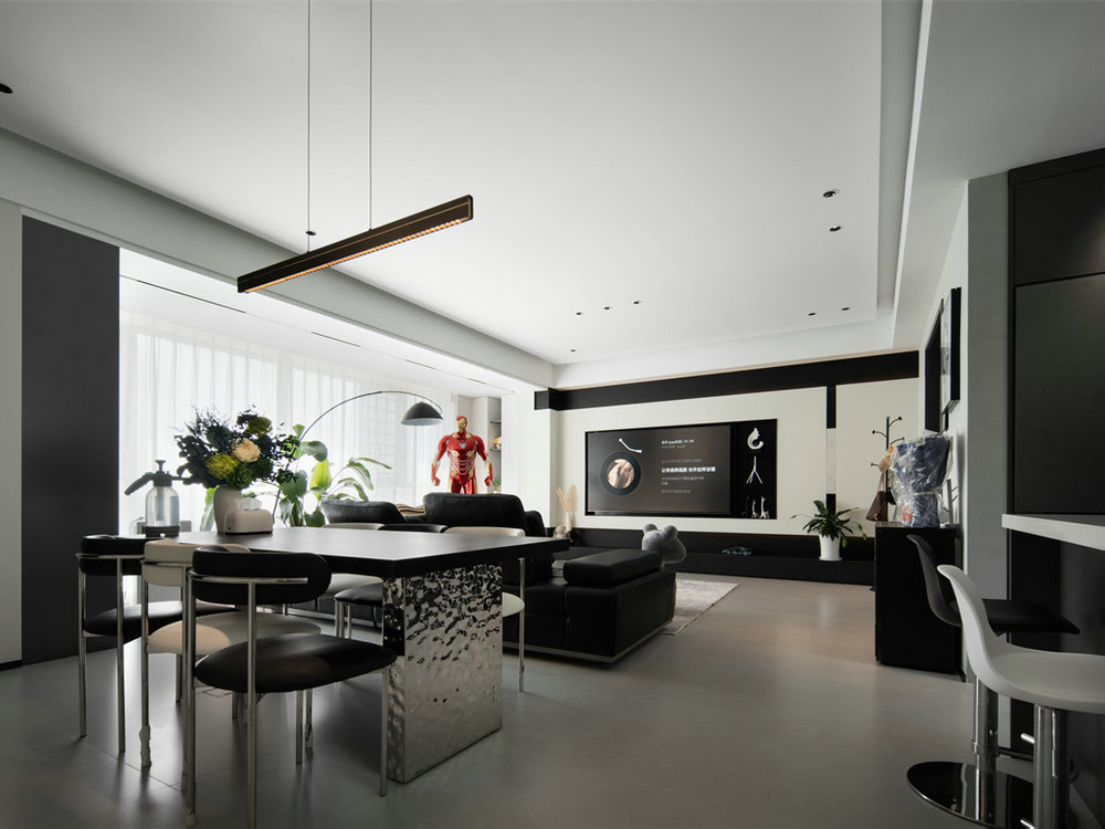 新希望錦粼九里169平現代風格疊拼別墅裝修效果圖