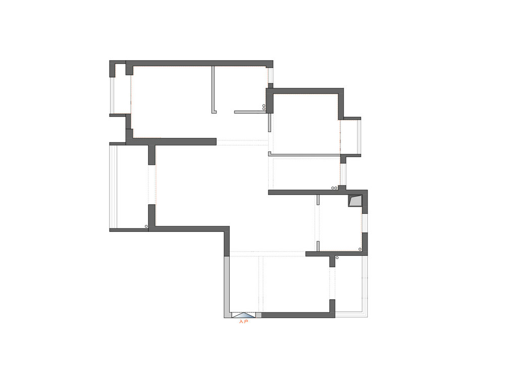 漢江華府119平法式復古風格裝修效果圖