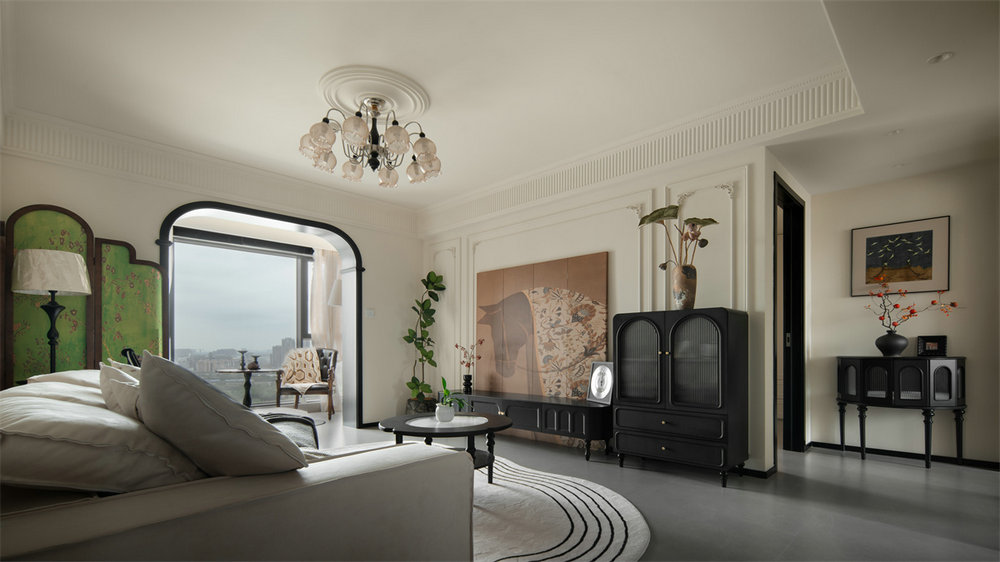 漢江華府119平法式復古風格裝修效果圖