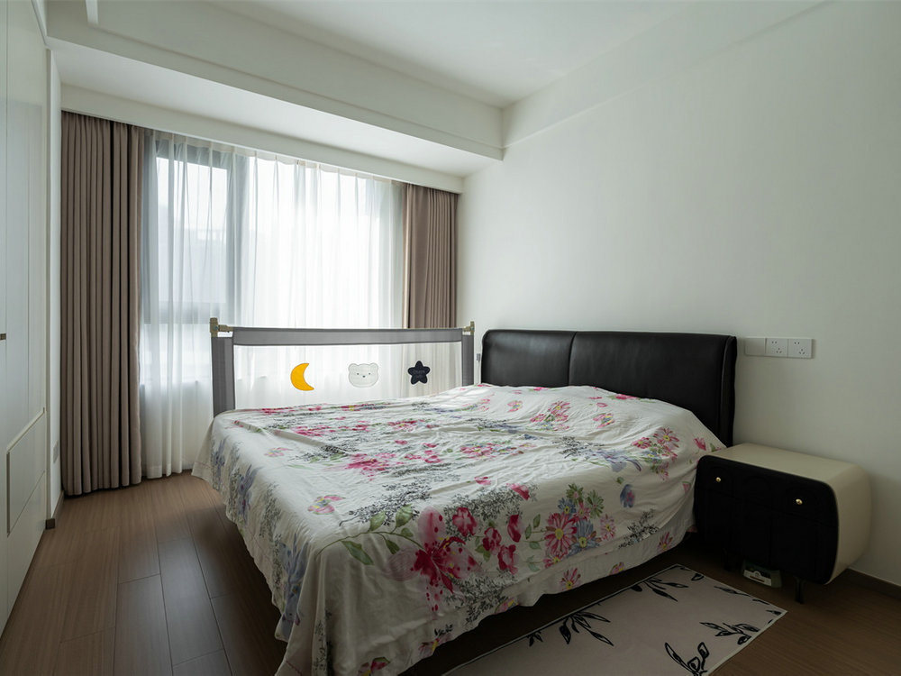 華僑城紅坊99平現代風格裝修效果圖