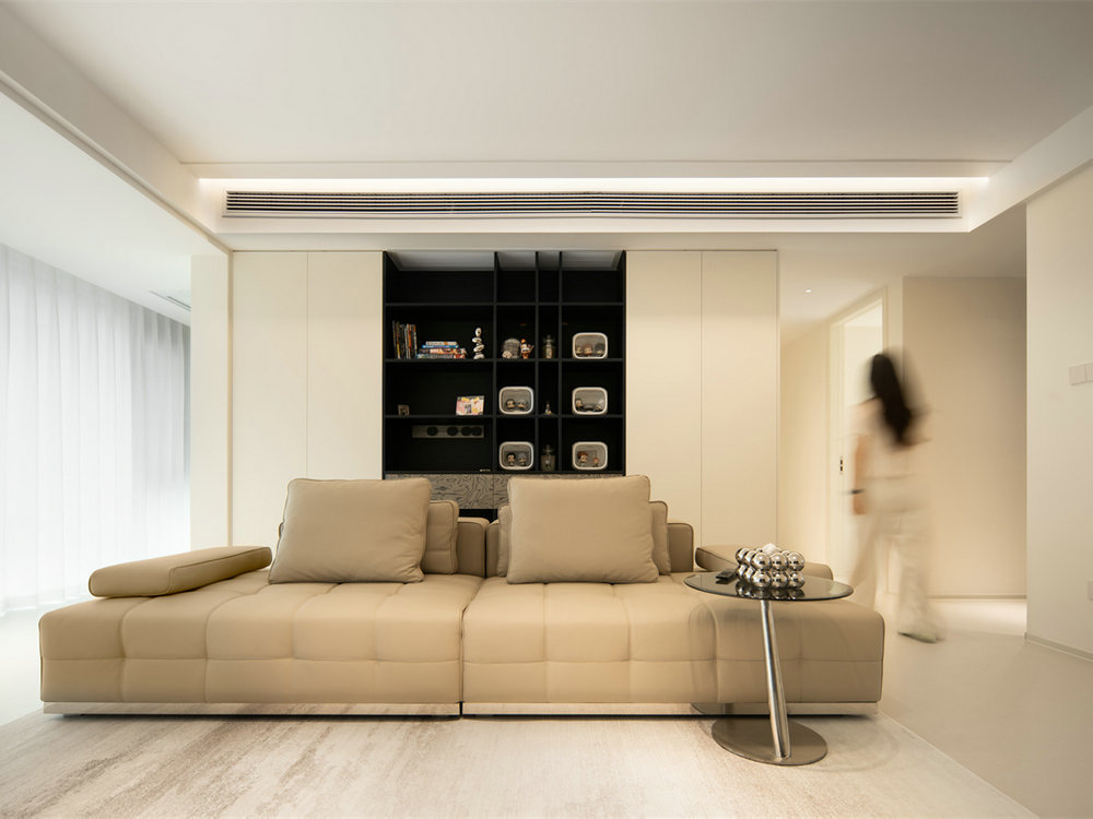 中交澄園130平現代極簡風格裝修效果圖