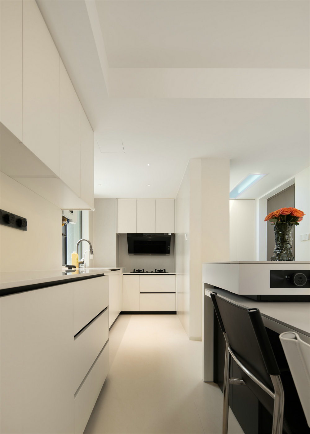 中交澄園130平現代極簡風格裝修效果圖