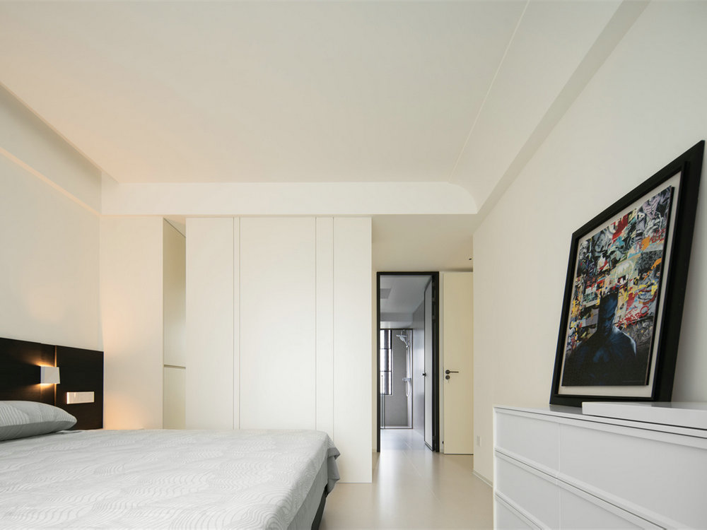 中交澄園130平現代極簡風格裝修效果圖