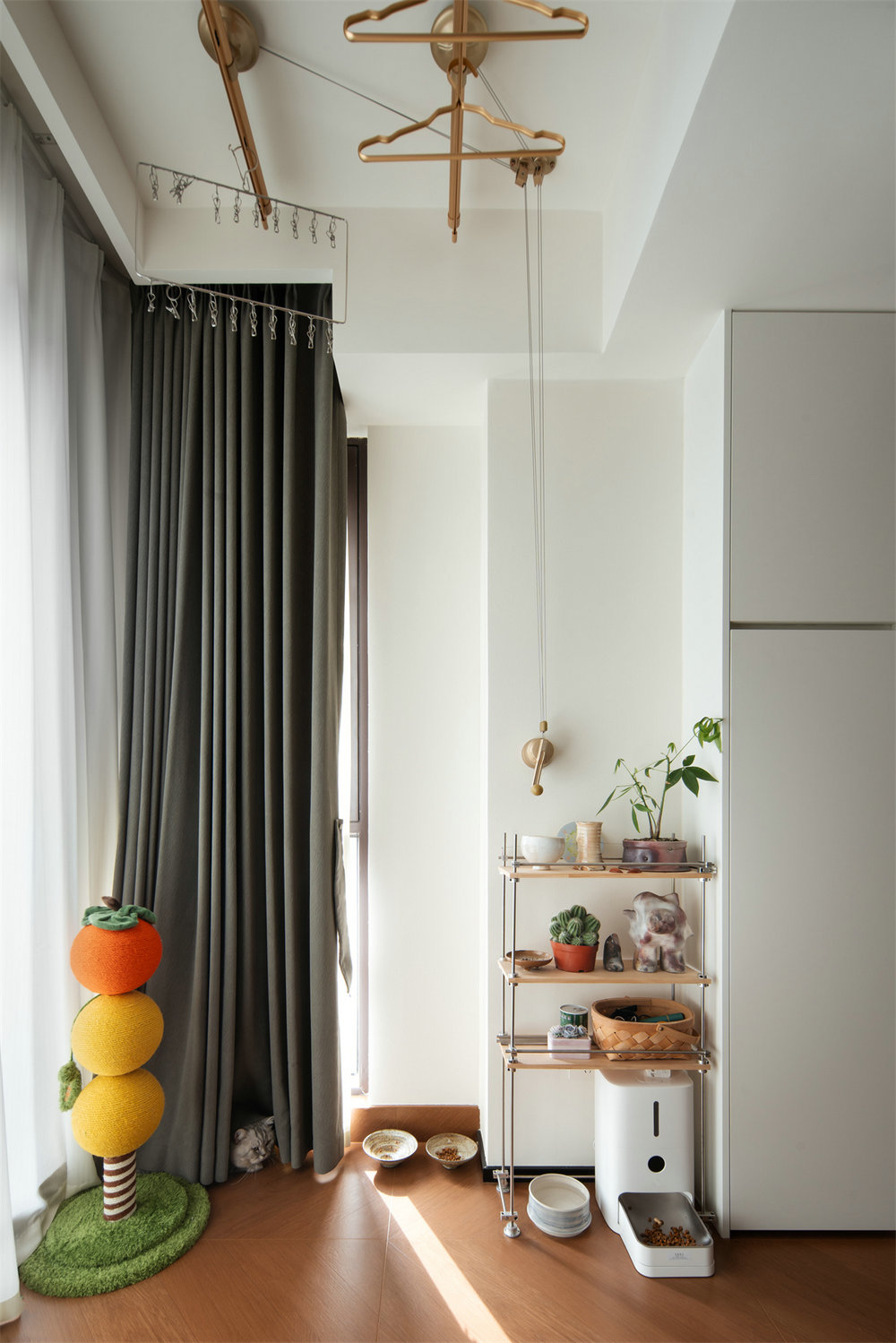 美院幸福里70平中古風格裝修效果圖