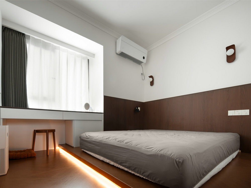 美院幸福里70平中古風格裝修效果圖