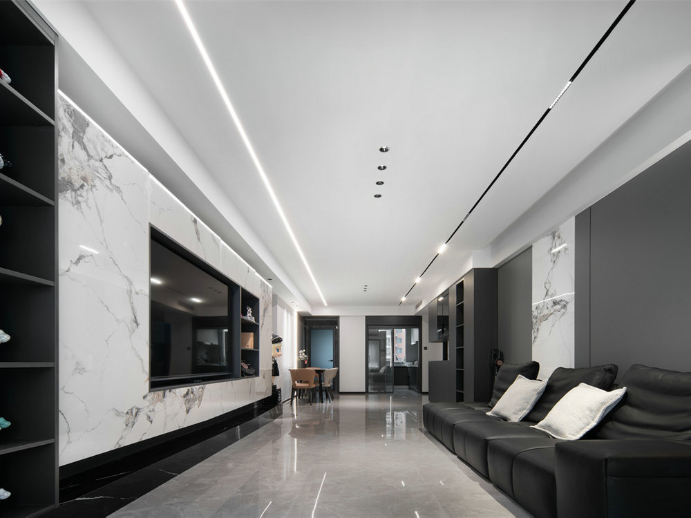 中建星光城126平現代風格裝修效果圖