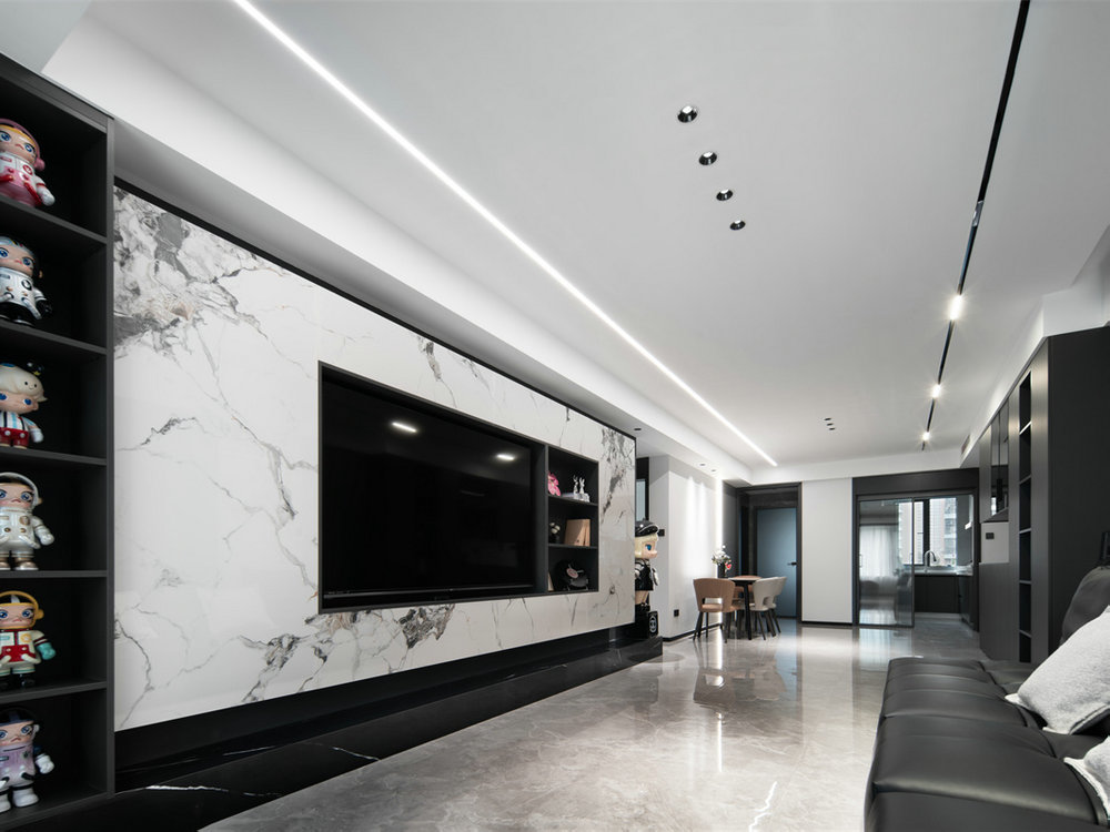 中建星光城126平現代風格裝修效果圖