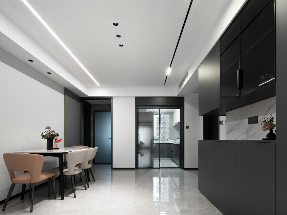 中建星光城126平現代風格裝修效果圖