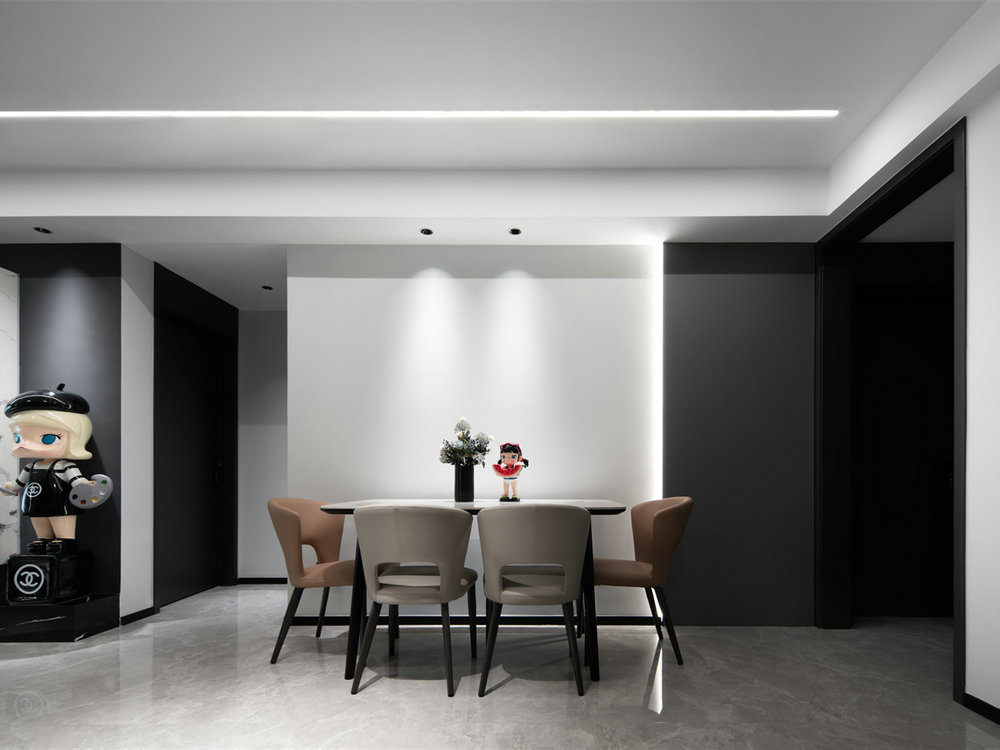 中建星光城126平現代風格裝修效果圖