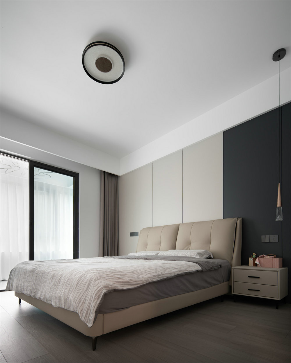 中建星光城126平現代風格裝修效果圖