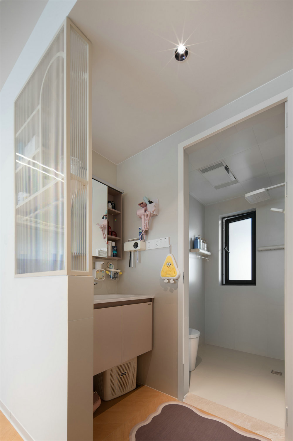 二十四城98平簡約原木風格裝修效果圖