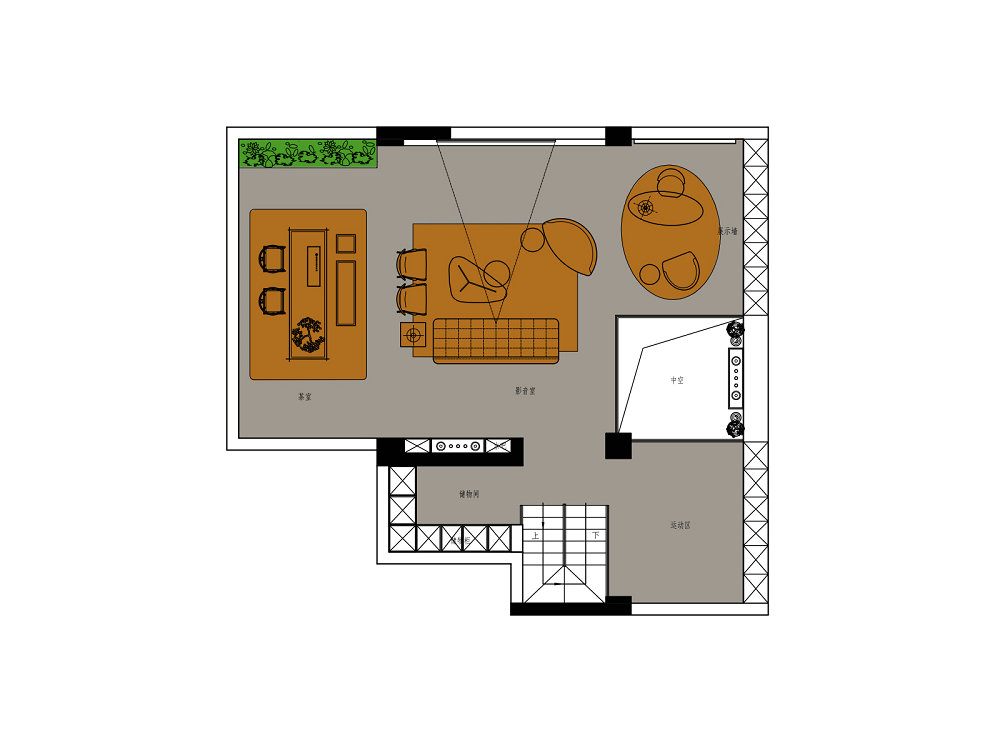 碧樂城220平中古法式風格裝修效果圖