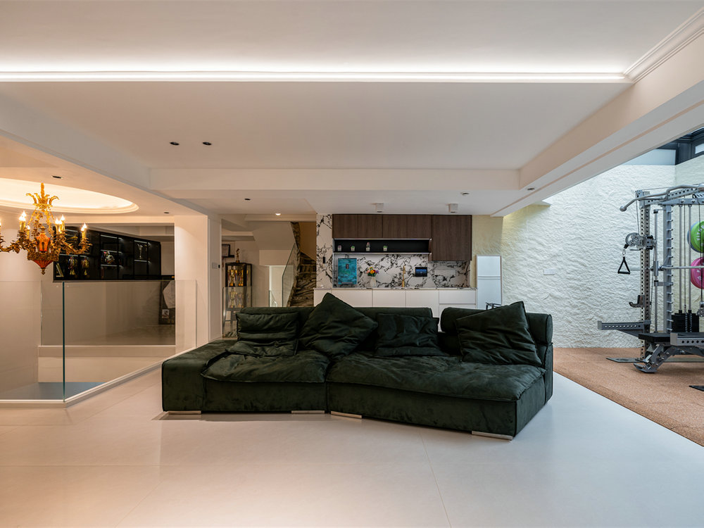 碧樂城220平中古法式風格裝修效果圖