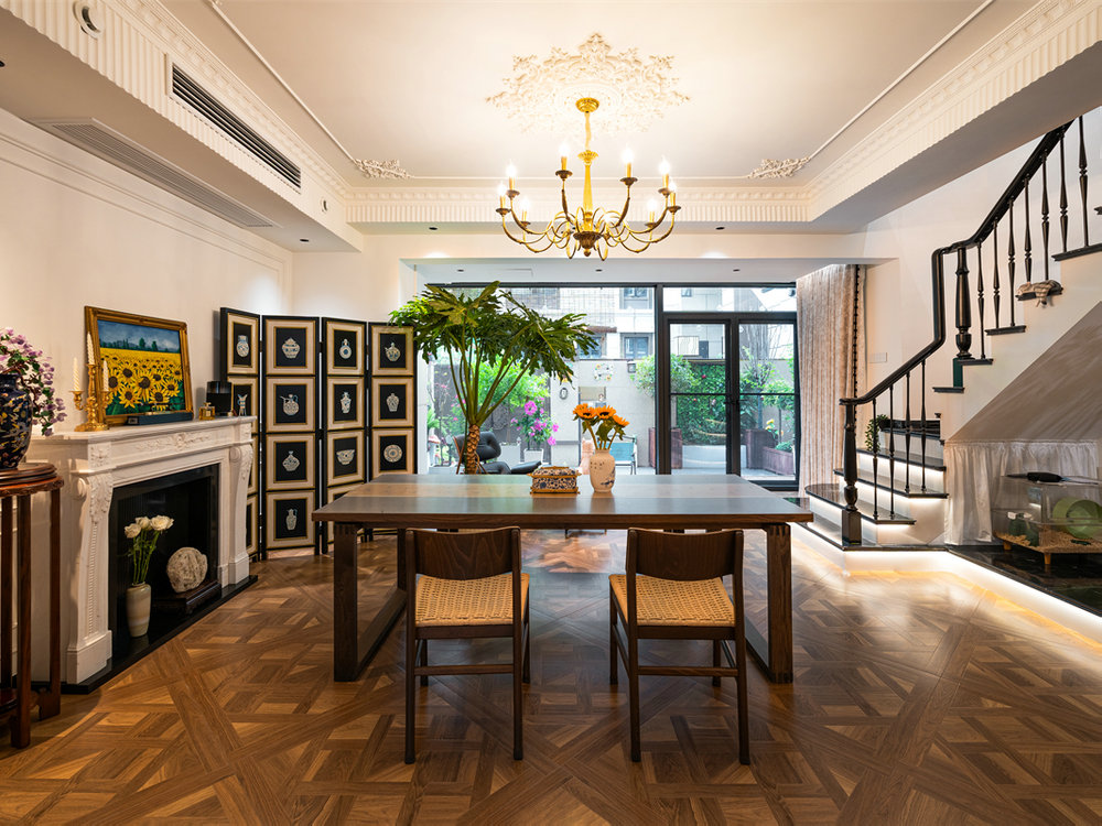 碧樂城220平中古法式風格裝修效果圖