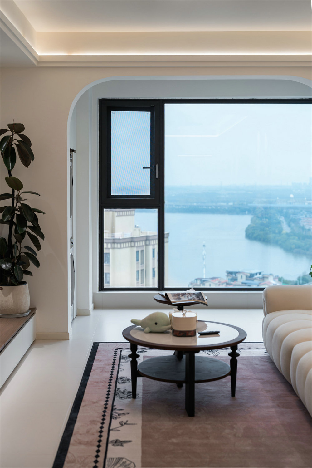 雅居樂花園105平奶油風格裝修效果圖