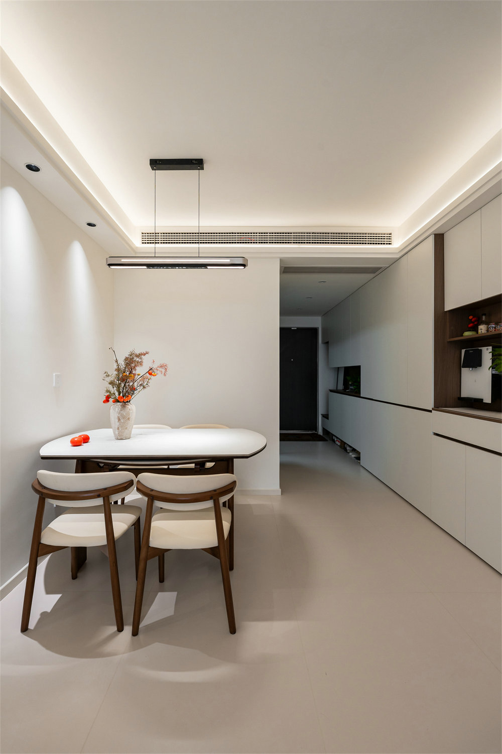 雅居樂花園105平奶油風格裝修效果圖