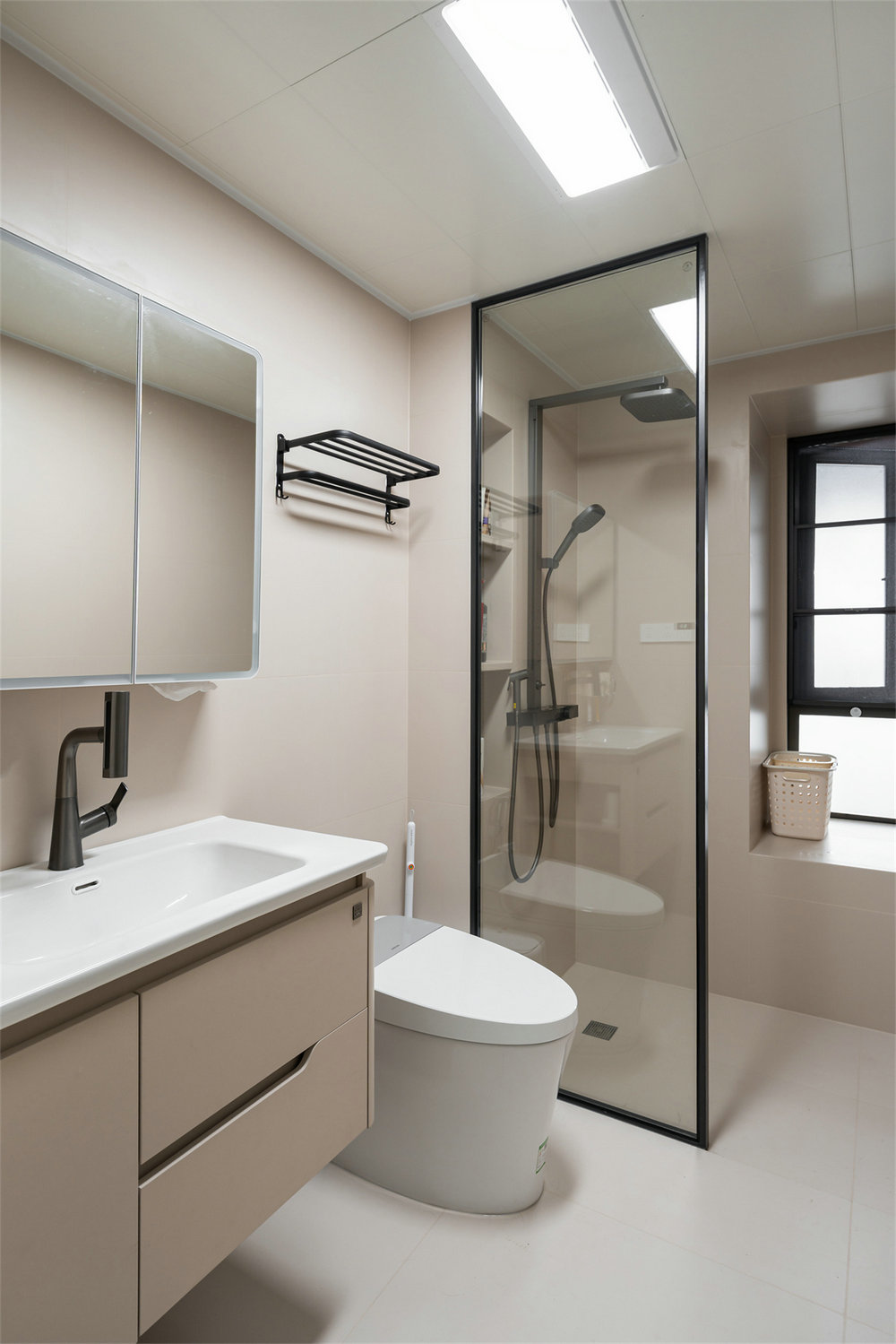 雅居樂花園105平奶油風格裝修效果圖