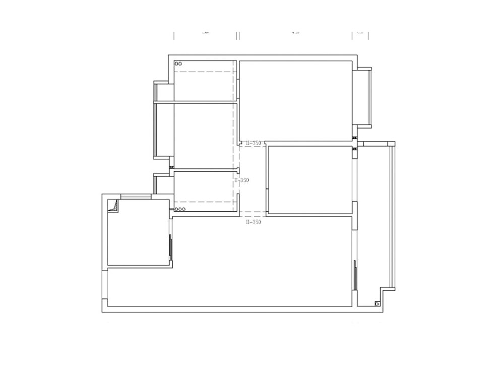 雅居樂花園105平現代風格裝修效果圖