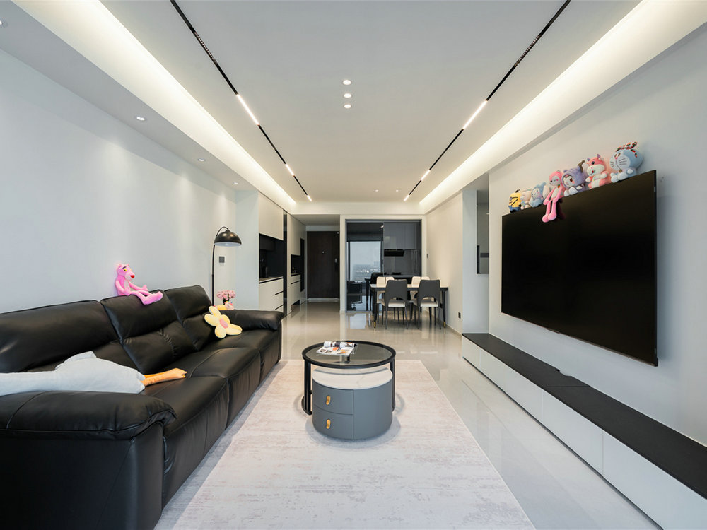 雅居樂花園105平現代風格裝修效果圖