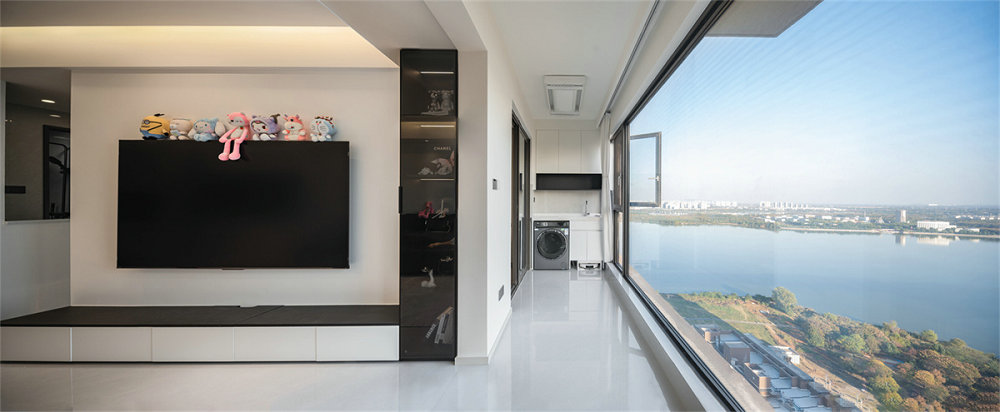 雅居樂花園105平現代風格裝修效果圖