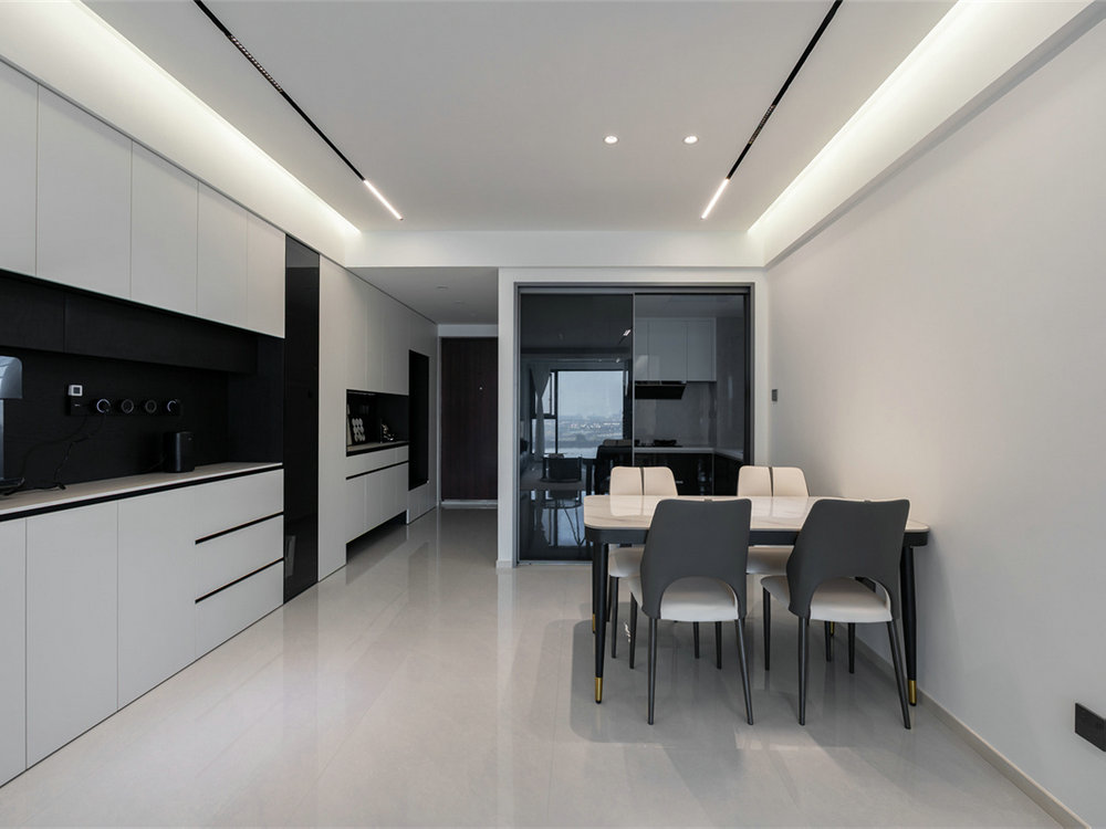 雅居樂花園105平現代風格裝修效果圖