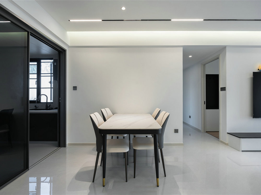 雅居樂花園105平現代風格裝修效果圖