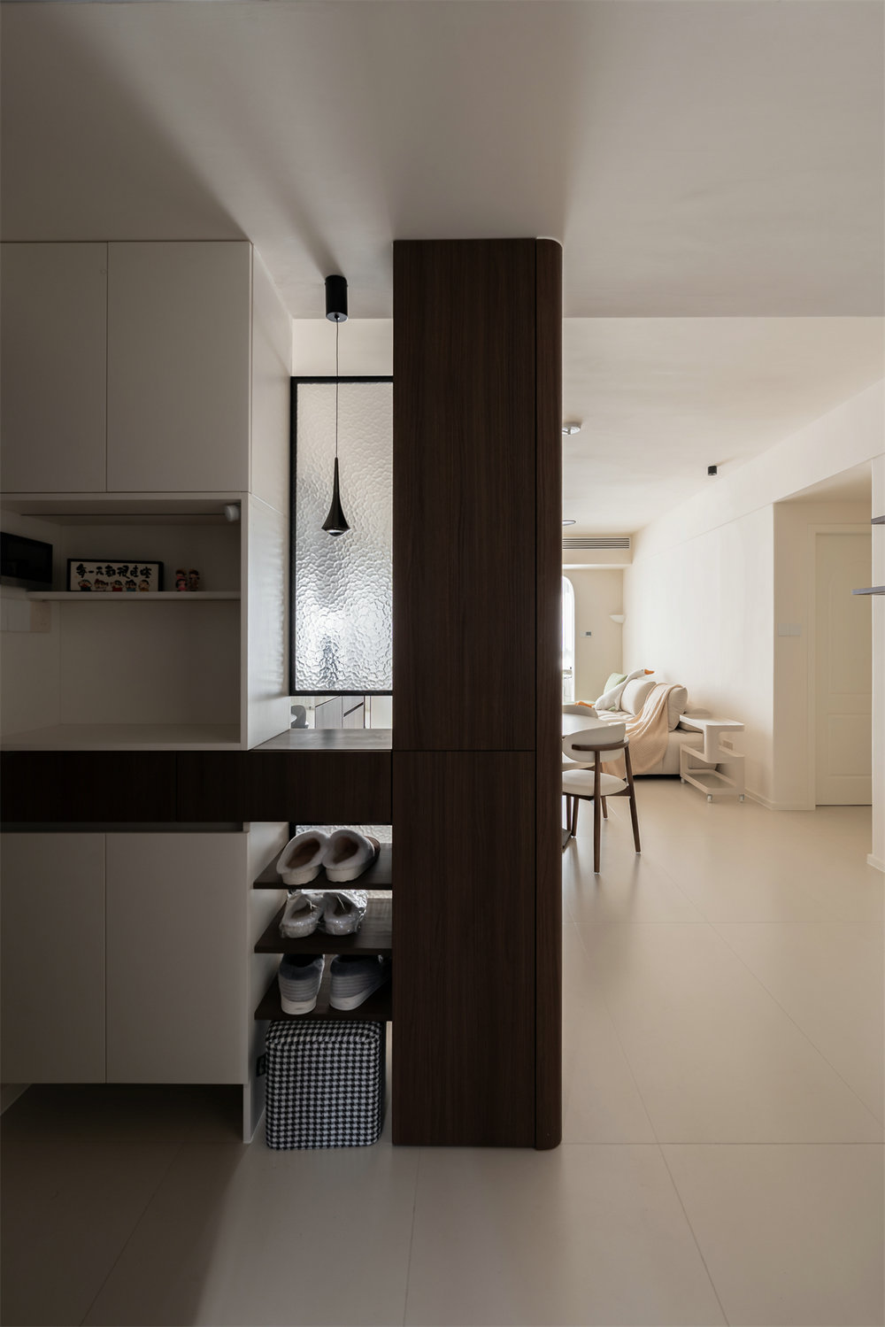 美聯城觀120平奶油風格裝修效果圖