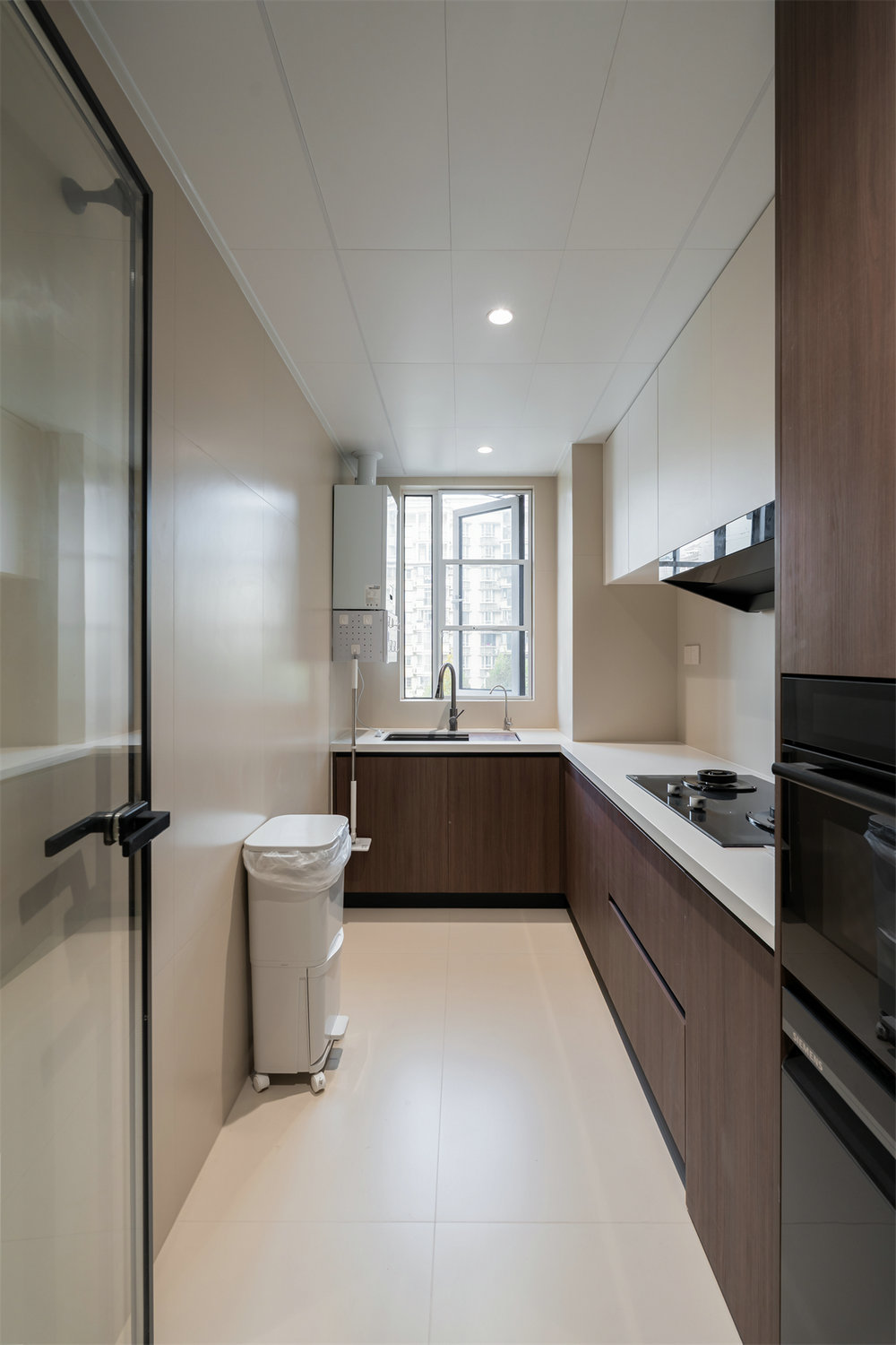 美聯城觀120平奶油風格裝修效果圖