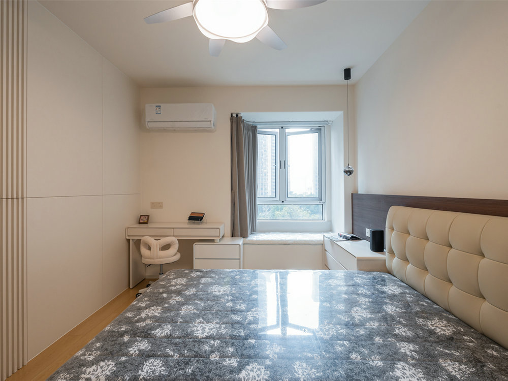 美聯城觀120平奶油風格裝修效果圖