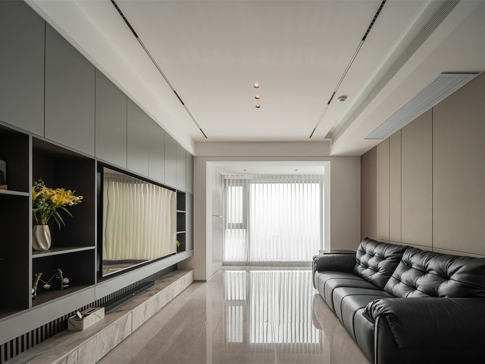 月亮灣137平現代風格裝修效果圖