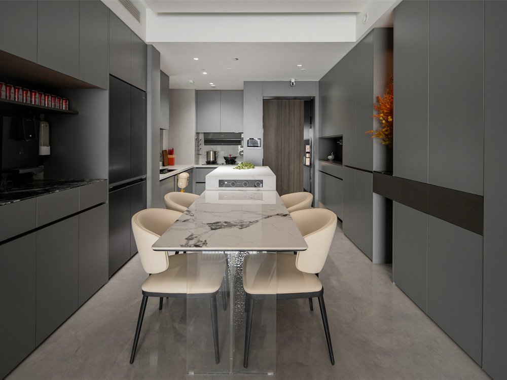 月亮灣137平現代風格裝修效果圖